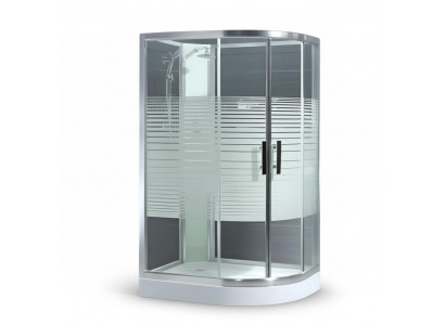 Dusche Glaskabine Duschkabine Duschbox Komfortdusche Luxusduschkabine 120x90 cm