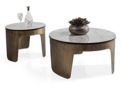 2 moderne Couchtische im eleganten Design für stilvolle Wohnräume