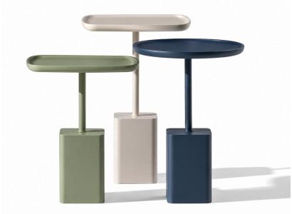 3x Beistelltisch Stil modern Farbe blau grün neu bequem praktisch