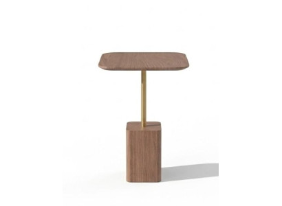 2x Beistelltisch Stil modern Farbe braun bequem praktisch quadratisch