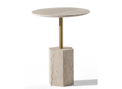 2x Beistelltisch Stil modern Farbe beige neu bequem Wohnzimmer praktisch