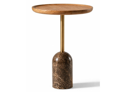 2x Beistelltisch Stil modern Farbe braun neu praktisch Wohnzimmer Holz