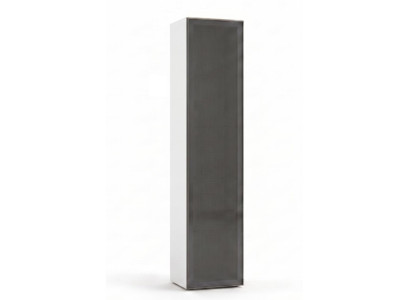 2x Vitrinenschrank Weiß Moderner Stil  Minimalistisch Hängeschrank Regal
