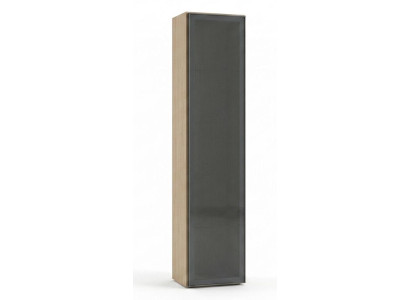 2x Vitrinenschrank Braun Moderner Stil  Minimalistisch Elegant Hängeschrank