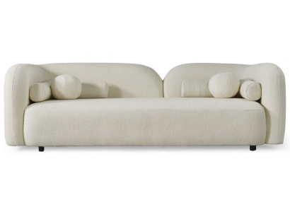 3 Sitzer Sofa Wohnzimmer Modern Stoffbezug Mittlerer Härtegrad Neu