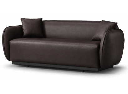 3-Sitzer-Sofa bequem weich geräumig moderner Stil schwarz neu
