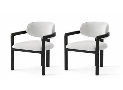 2 moderne Stühle im stilvollen Design für Esszimmer