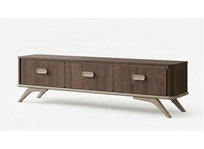 TV board Stil modern braun praktisch Wohnzimmer geräumig komfortabel