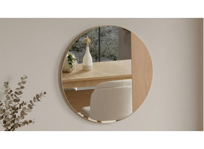 Spiegel Stil modern beige bequem praktisch Wohnzimmer komfortabel