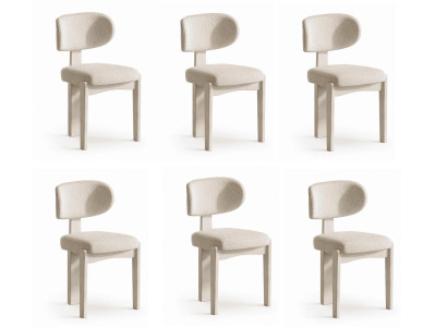 Beige Stühle  Esszimmerstühle Sitzstühle moderne Designerstühle