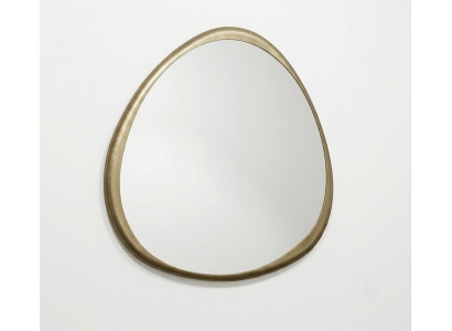 Spiegel modern asymmetrisch Wohnzimmer Metall vielseitig Gold