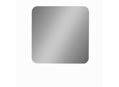 Spiegel Wandspiegel Quadratisch Modern Silber Elegant Design Deko