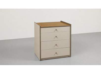 Waescheschrank Beige Modern Luxus Kommode Schrank Schlafzimmer