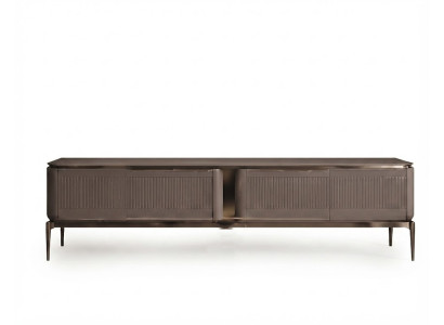 TV Lowboard Modern MDF Marmormuster Fernsehtisch Wohnzimmer