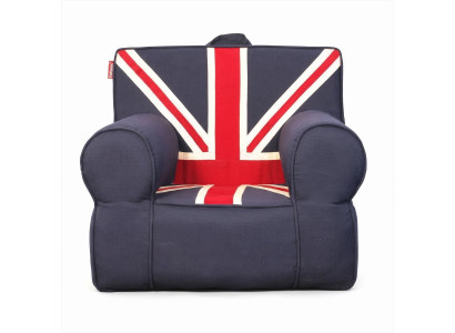 Union Jack Kindersitzsack British Style Kinder Sessel Modern Design