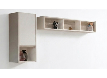 Wandregal Beige Modern Schlicht Hängeboard Hängeschrank Regal