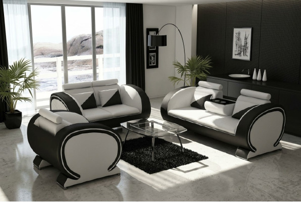 Skórzana sofa sofa o funkcji barowej designerska Ustawić kanapę kanapę 3 miejsce do siedzenia, kanapę relaksacyjną