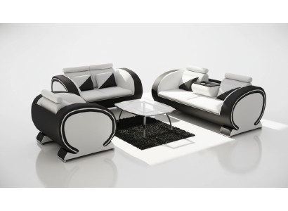 Skórzana sofa sofa o funkcji barowej designerska Ustawić kanapę kanapę 3 miejsce do siedzenia, kanapę relaksacyjną