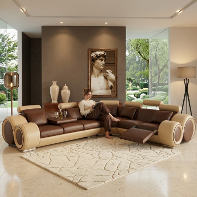 Nasza doskonała, duża designerska sofa w kształcie litery L do stylowego życia