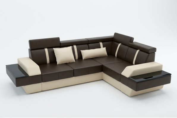 Designerska sofa skórzana Żywy krajobraz Podkładka Kanapa Sofa Narożnikowa kanapa Narożnik Sofa skórzana