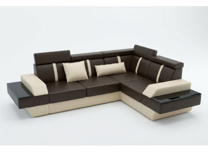 Designerska sofa skórzana Żywy krajobraz Podkładka Kanapa Sofa Narożnikowa kanapa Narożnik Sofa skórzana