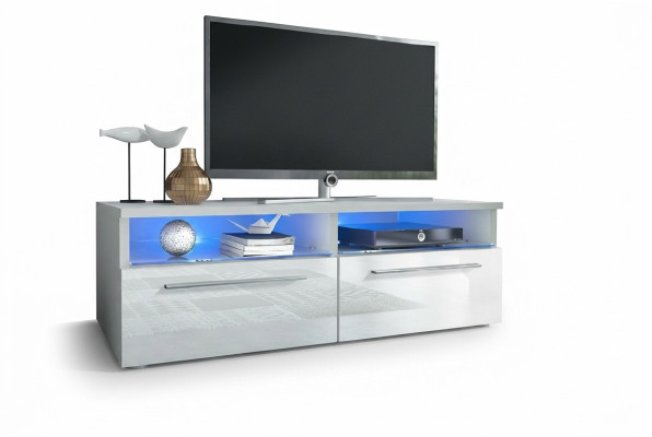 Szafka pod TV Led rtv Szafka RTV Ściana Stojak RTV na wysoki połysk