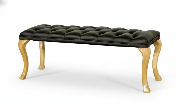 Leżanka Chesterfield Chesterfield krzesło stolik skóra tkanina 50x50x45 /120x40x45