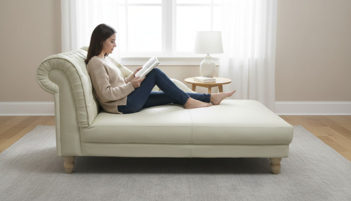 NAPOLEON Chesterfield szezlong kanapa kanapa skórzana sofa Włókienniczy