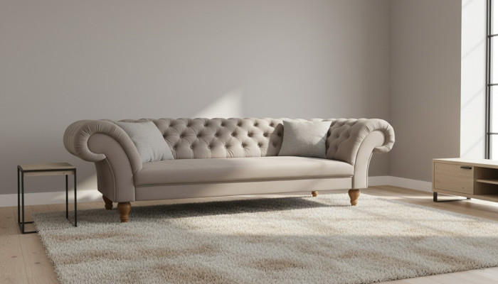 CHESTERFIELD KANAPA KANAPKA MATERIAŁ ZESTAW SOF POKRYCIA TKANINY 3 OSOBOWA NOWA PRODUKCJA W UE.