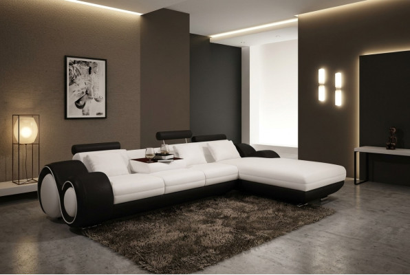 Edersofa Couch Kształt U Żywy krajobraz Narożnikowa kanapa Ustawić Design Modern