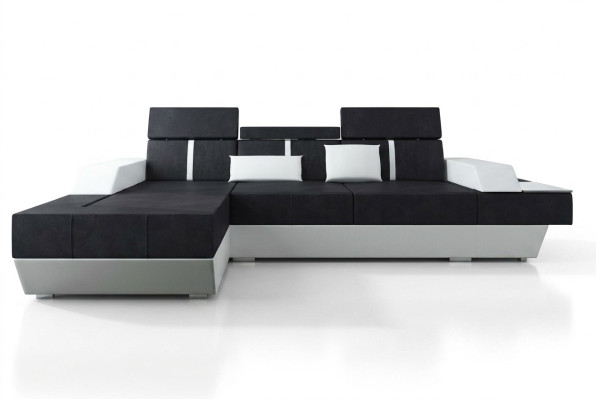 Sofa materiałowa Narożnikowa kanapa Włókienniczy Materiał Żywy krajobraz Podkładka Nowa sofa tekstylna sofa kanapa