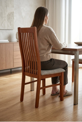 Solidne drewno Krzesło krzesło do jadalni designerskie Skóra Krzesło Krzesła do jadalni K14
