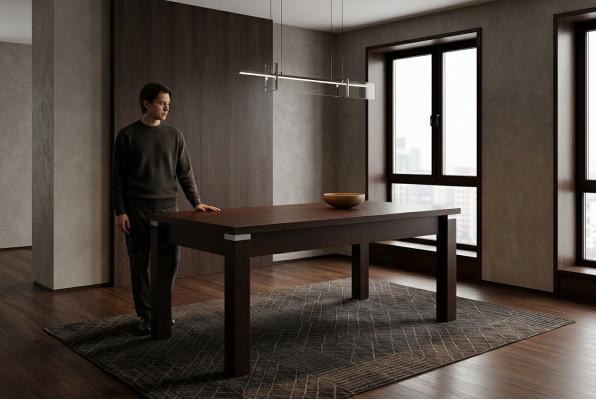 Stół obiadowy Drewno stoły Luxury dla jadalnia 80x160 cm Rozkładany 80x200 cm