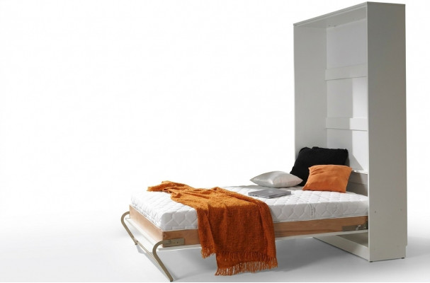 Lit Escamotable Łóżko Szafka Szafka Lits Commodes Volet Produit Rabat Neuf
