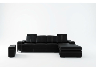 SKÓRZANA SOFA Żywy krajobraz Narożnikowa kanapa NOWOŚĆ Ustawić SOFA XXL SKÓRZANA KANAPA SKÓRZANA NAROŻNIK!