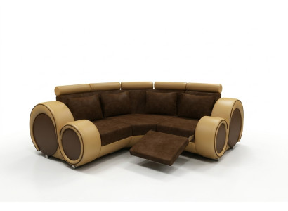 Narożnikowa kanapa Sofa Kanapa Podkładka Żywy krajobraz Włókienniczy Narożnik Sofy Ustawić Materiał BER-X