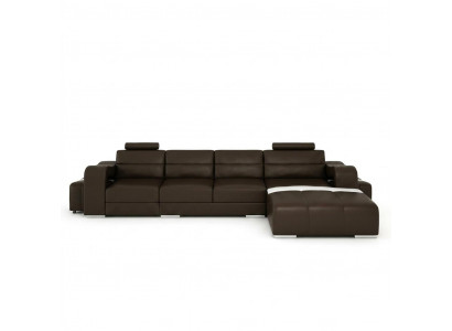 SOFA SKÓRZANA Narożnikowa kanapa COUCH DESIGNER PISA Żywy krajobraz SOFA COUCH L FORM BETA NOWOŚĆ