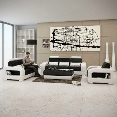 Designerski Ustawić Zestaw sofowy Podkładka Kanapa Sofa Tapicerowana Zestaw Nowy H2209