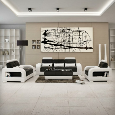 Designerski Ustawić Zestaw sofowy Podkładka Kanapa Sofa Tapicerowana Zestaw Nowy H2209