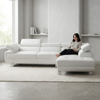 Narożnik kanapa kanapa Żywy krajobraz Ustawić Podkładkę Narożnik rozkładana sofa Funkcja łóżka