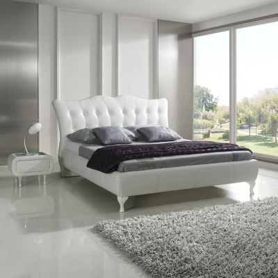 Łóżko Chesterfield Łóżko tapicerowane luksusowe podwójne łóżko designerskie Sypialnia Nowość