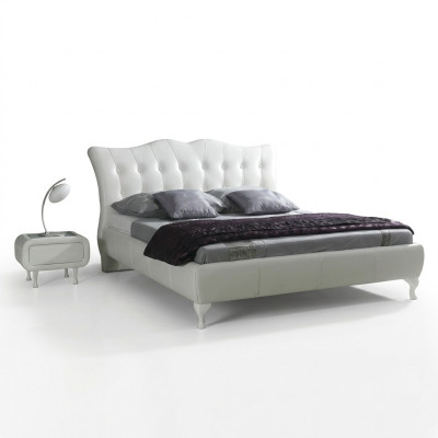 Łóżko Chesterfield Łóżko tapicerowane luksusowe podwójne łóżko designerskie Sypialnia Nowość