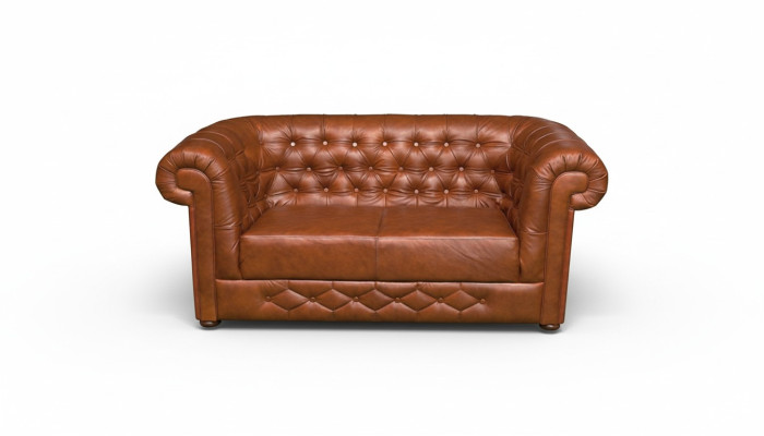 Chesterfield Sofa Kanapa Komplet 3 Osobowa Tapicerka Skórzana Sofy Kanapy Nowe BANTRY