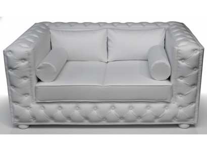 Chesterfield Sofa Kanapa w zestawie 3-osobowym z tapicerką z nowych sof z miękkiej skóry A922