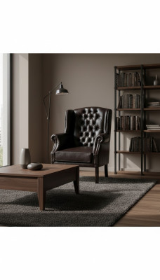Fotel Chesterfield fotel telewizyjny z podnóżkiem kanapa Relax Sofa Skórzana Kanapa M.15