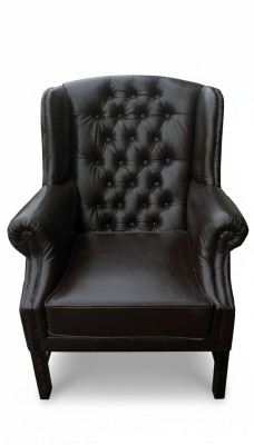 Fotel Chesterfield fotel telewizyjny z podnóżkiem kanapa Relax Sofa Skórzana Kanapa M.15