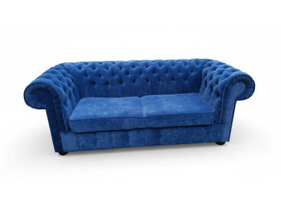 Chesterfield fotelewna tkanina aksamitna kanapa kanapa tapicerowana 3-osobowa klasyczna kanapa Nowa!