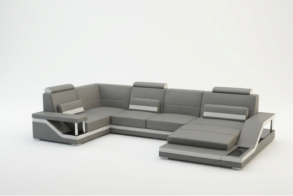 Żywy krajobraz Sofa Podkładka Kanapa Narożnik Narożnikowa kanapa Ustawić Włókienniczy Materiał Skóra Sofy