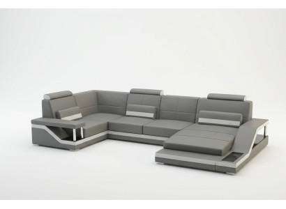 Żywy krajobraz Sofa Podkładka Kanapa Narożnik Narożnikowa kanapa Ustawić Włókienniczy Materiał Skóra Sofy