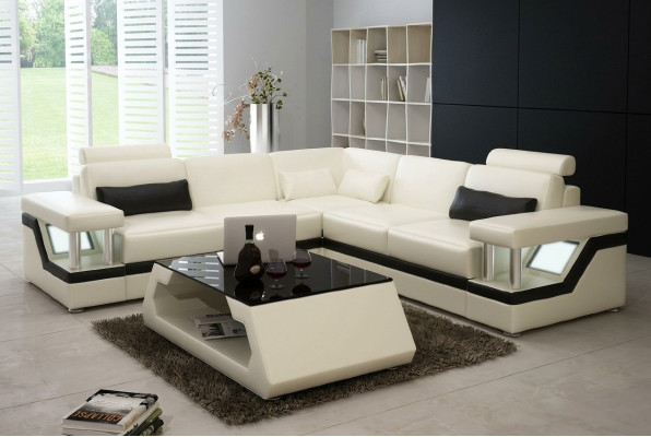 Żywy krajobraz Narożnikowa kanapa Sofa Kanapa Narożnikowa kanapa Podkładka Narożnik Ustawić Skóra Kanapy